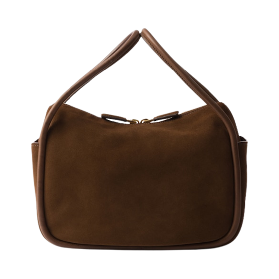 프라다 달링 스웨이드 핸드백 코코아 브라운(Prada Darling Suede Handbag Cocoa Brown) - 2