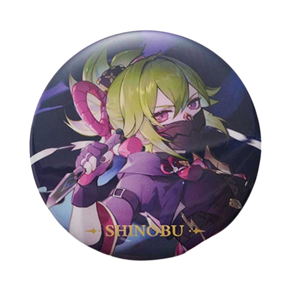 원신 캔뱃지 테마 시리즈 쿠키 시노부(Genshin Badge Kuki Shinobu)