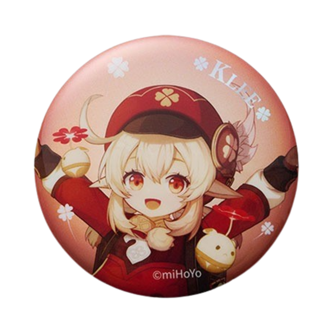 원신 캔뱃지 아트 테마 불꽃 기사 클레