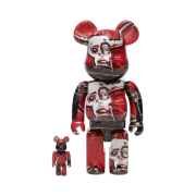 Bearbrick Jean-Michel Basquiat #5 100% & 400% Set