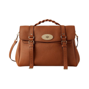 Mulberry Heavy Grain Oversized Alexa Chestnut