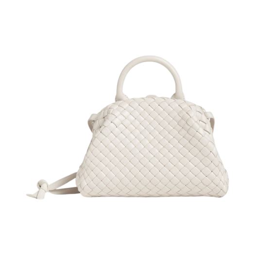 Bottega Veneta Mini Handle Chalk