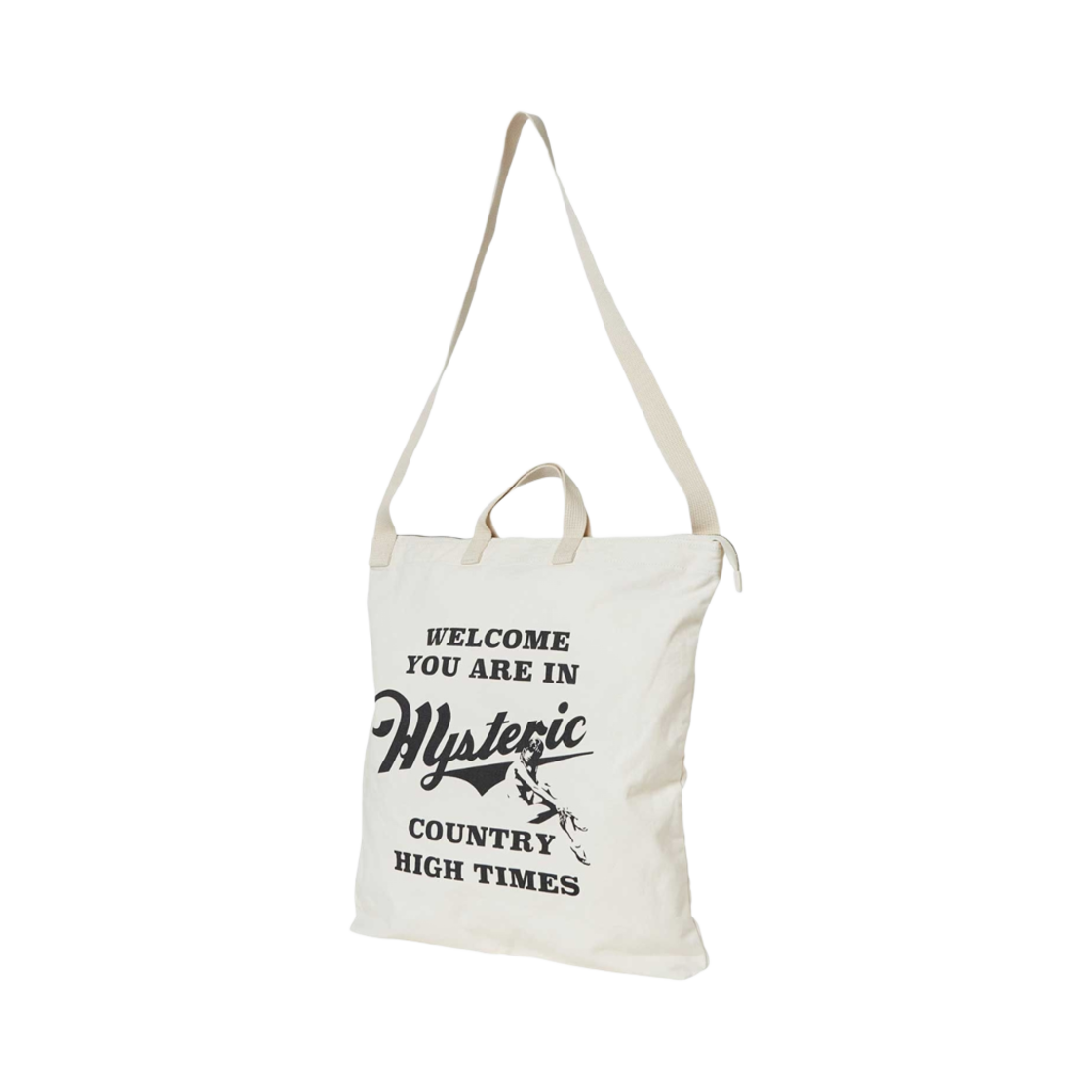 히스테릭 글래머 히스테릭 컨트리 숄더백 화이트(Hysteric Glamour Hysteric Country Shoulder Bag White)
