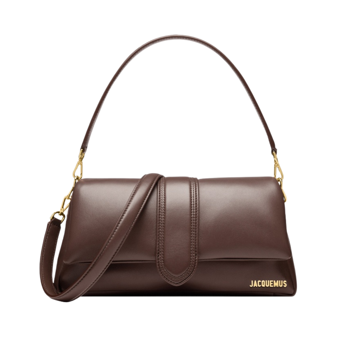 자크뮈스 르 밤비무 퍼프 플랩 백 미디움 브라운(Jacquemus Le Bambimou Puffed Flap Bag Medium Brown) - 1