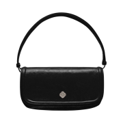 Heeari Women Peony Baguette Bag Black