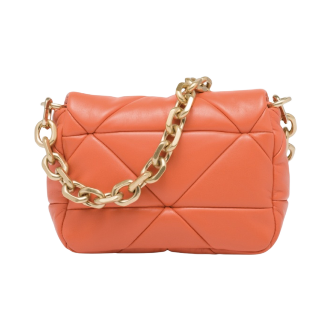 프라다 시스템 나파 패치워크 숄더백 오렌지(Prada System Nappa Patchwork Shoulder Bag Orange) - 2