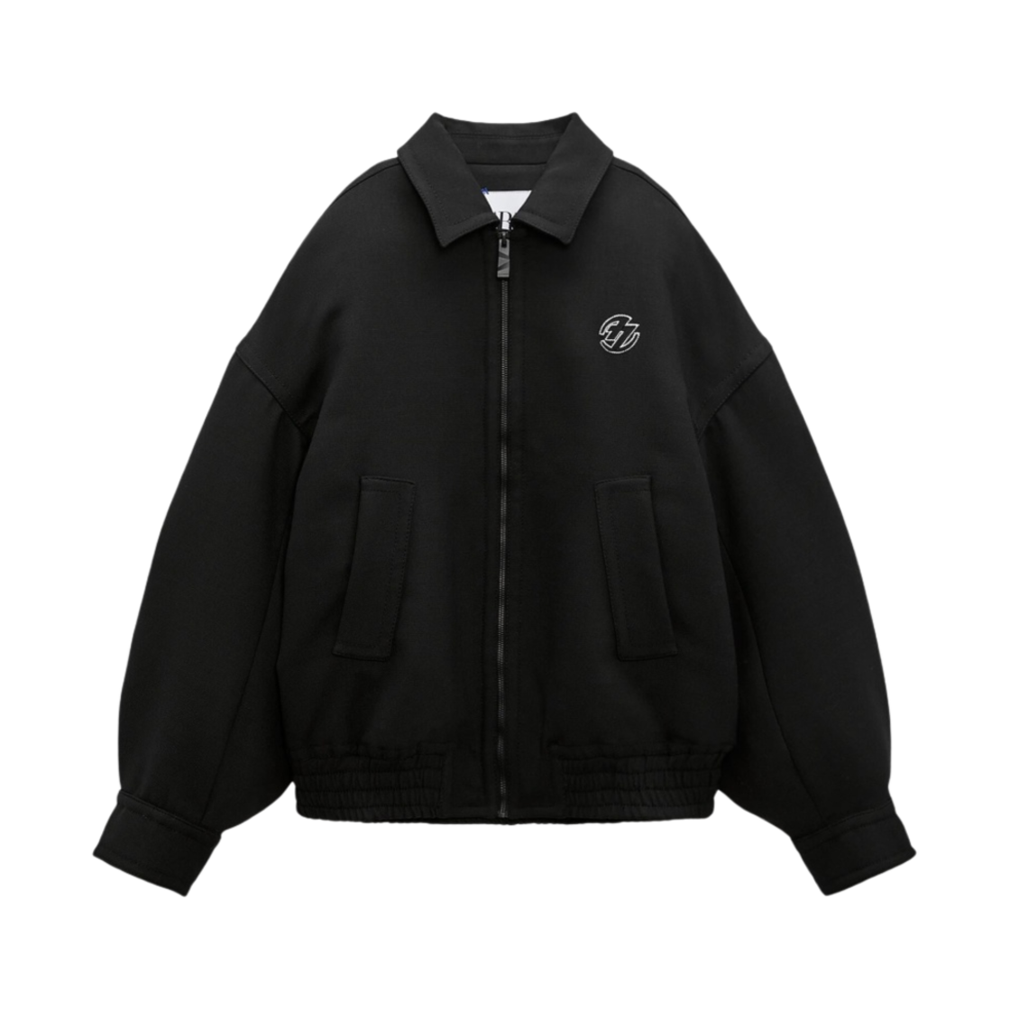 2002/496/800 Zara x Ader Error Oversize Collar Bomber Jacket Black