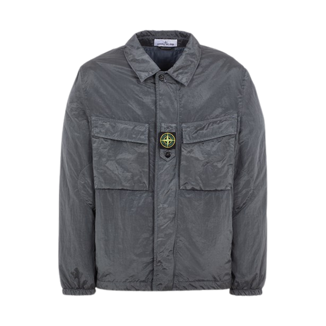 스톤 아일랜드 Q0819 나일론 메탈 에코닐 재생 나일론 라이틀리 패디드 자켓 리드 - 23FW(Stone Island Q0819 Nylon Metal in Econyl Regenerated Nylon Lightly Padded Jacket Lead - 23FW) - 1