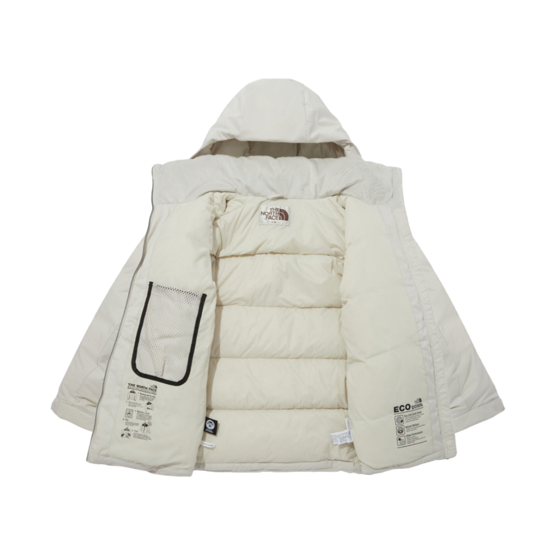노스페이스 화이트 라벨 액션 테크 다운 자켓 화이트 샌드(The North Face White Label Action Tech Down Jacket White Sand) - 3