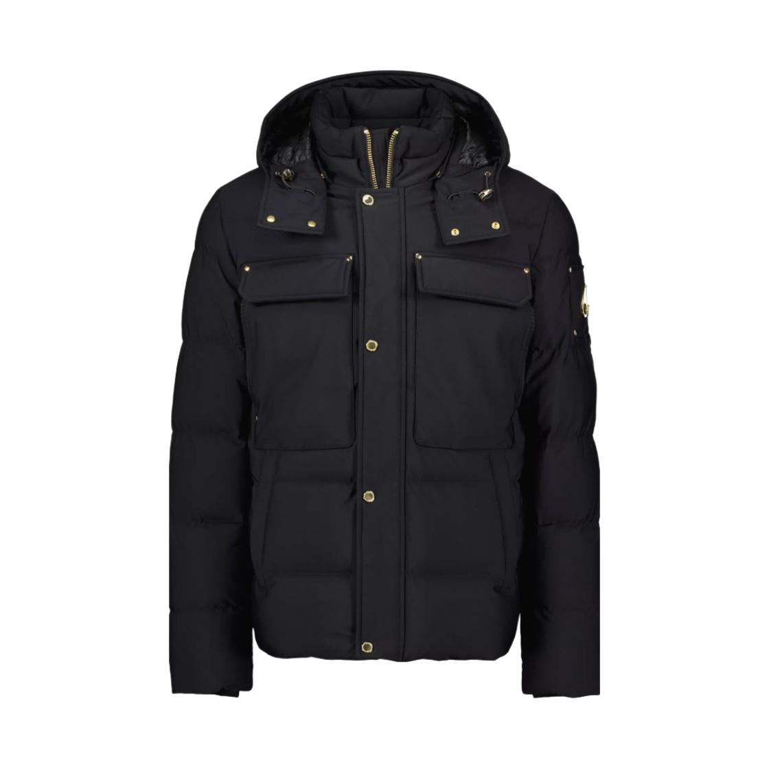 무스너클 스킬맨 자켓 골드 메탈 블랙