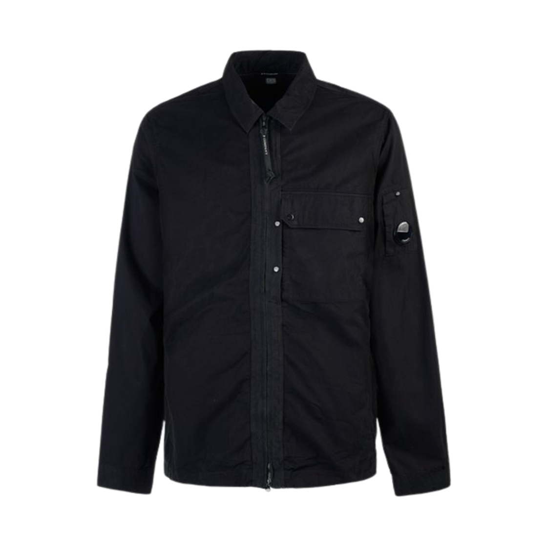 13CMSH189A006069G999 C.P. Company Lens Wappen Shirt Black - 22FW