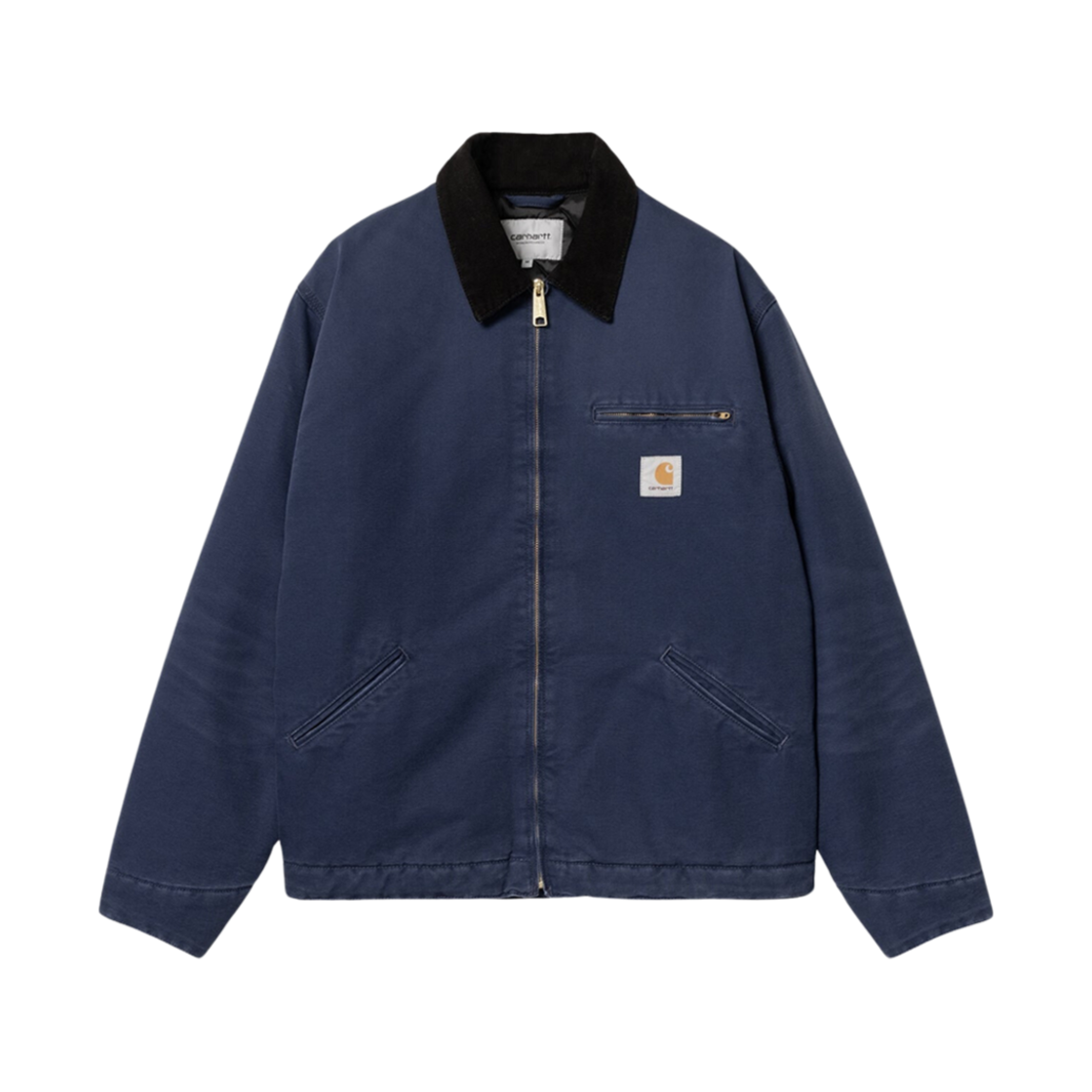 I027358-2IB-3K Carhartt WIP Organic Cotton Dearborn Canvas OG Detroit Jacket Air Force Blue Aged Canvas - Winter