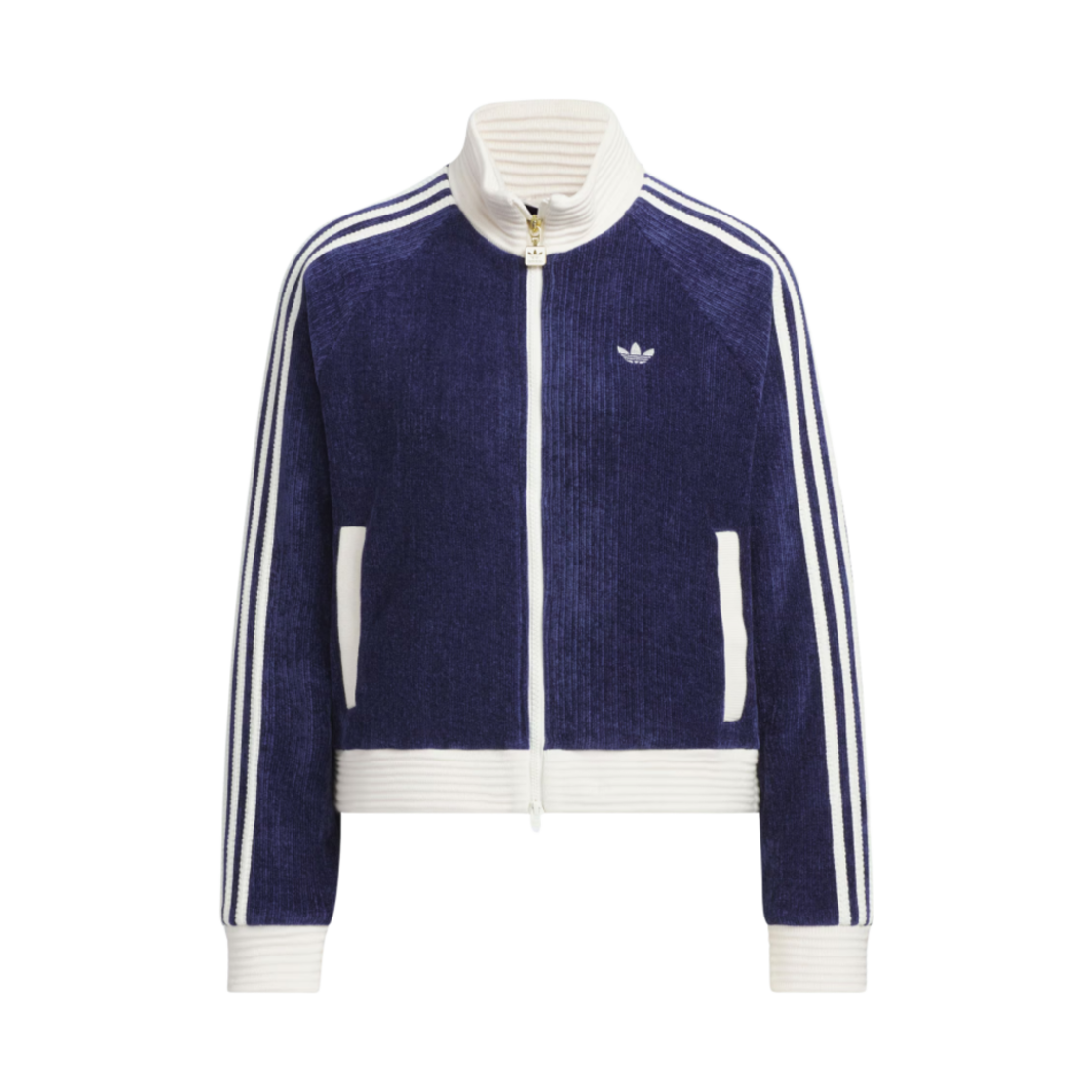 JN0724 (W) Adidas Originals Year Of The Snake Retro Velvet Collared Track Top Navy - US Sizing