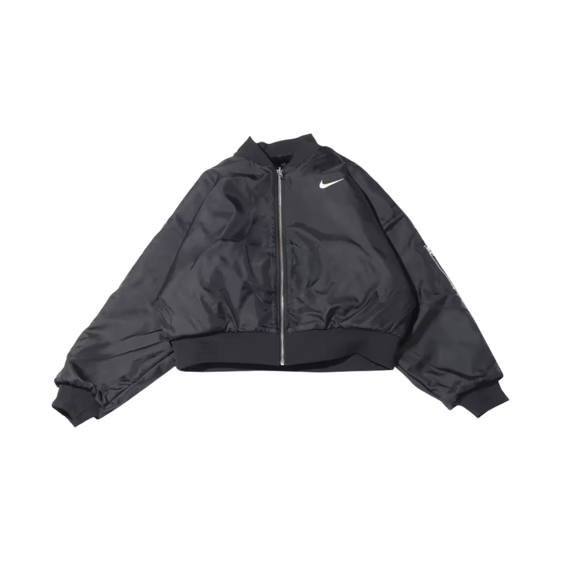 나이키 NSW 리버시블 포우 퍼 봄버 자켓 블랙 - 아시아(Nike NSW Reversible Faux Fur Bomber Jacket Black - Asia) - 3