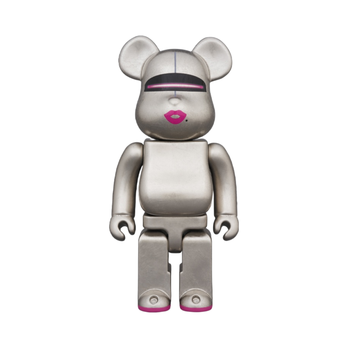 - Bearbrick x Kutani x Hajime Sorayama 400% Pure Platinum Leaf