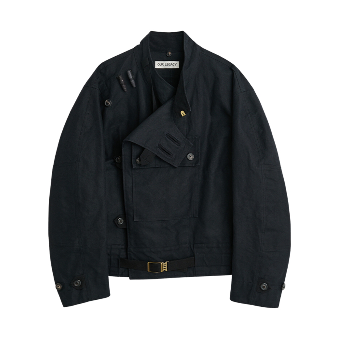 아워레가시 디스패치 자켓 하이랜드 코튼 블랙