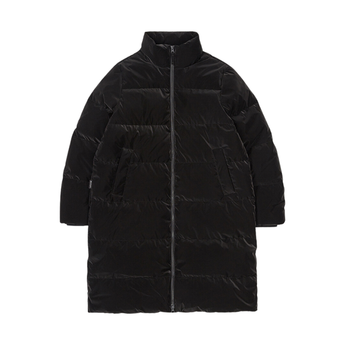 S24WWTDJ25BK (W) Snow Peak Silky Stand Neck Long Down Jacket Black