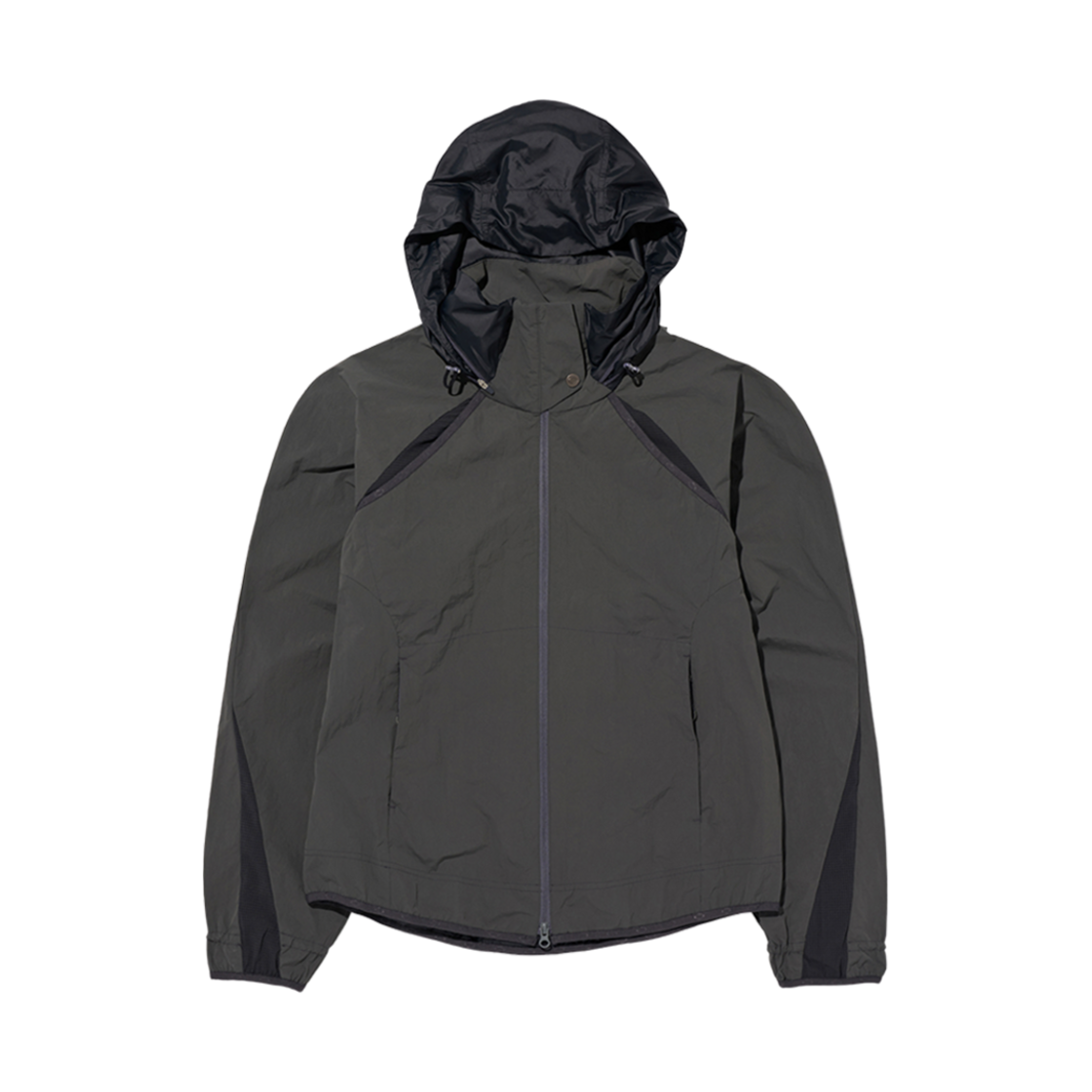 (W) 미스치프 테크 쉴드 윈드프루프 후드 자켓 차콜((W) Mischief Tech Shield Windproof Hoodie Jacket Charcoal)