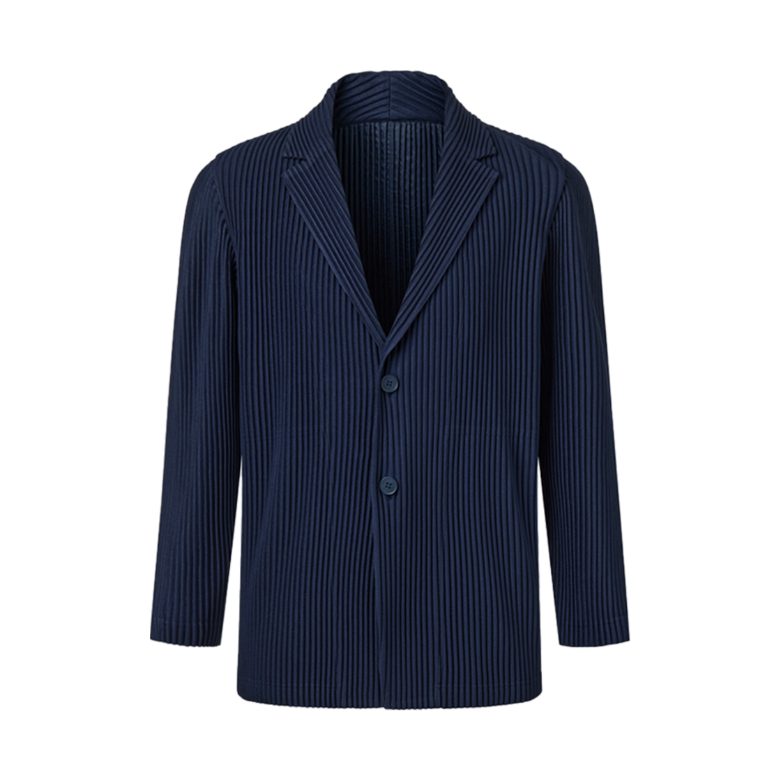 MJA2CNV Monplisse Men Tailored Pleats Jacket Navy
