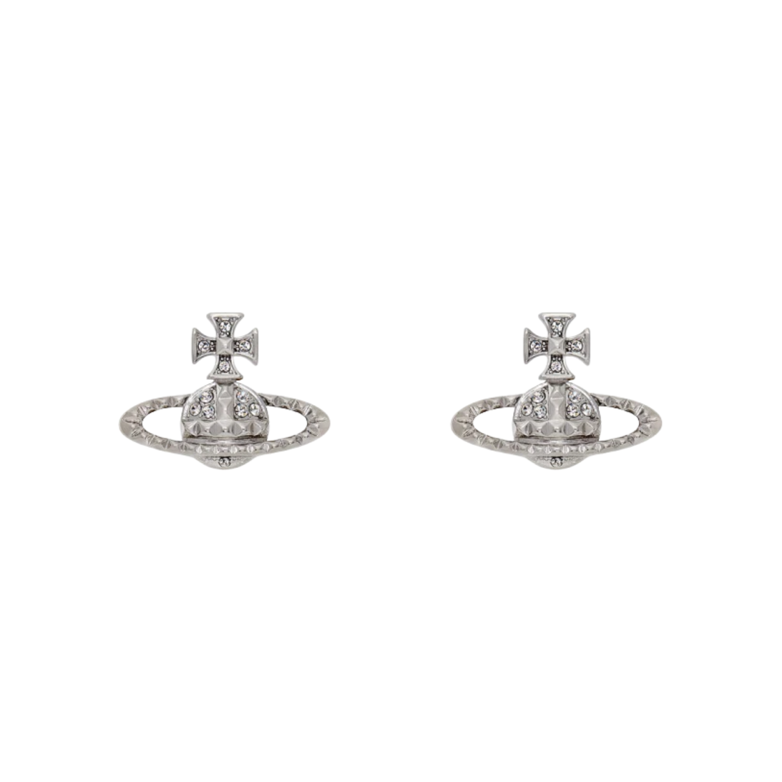 (W) 비비안 웨스트우드 메이페어 바스 릴리프 이어링 실버