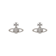 (W) Vivienne Westwood Mayfair Bas Relief Earrings Silver