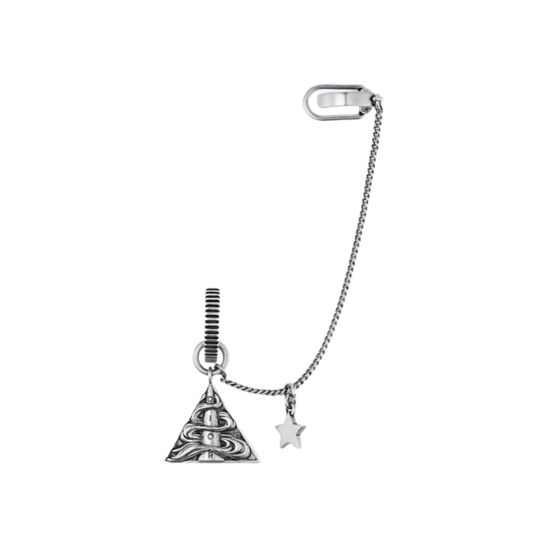 디올 아스테로디올 이어 주얼리 앤틱 실버 피니쉬 브래스(Dior AsteroDior Ear Jewelry Antique Silver Finish Brass) - 1