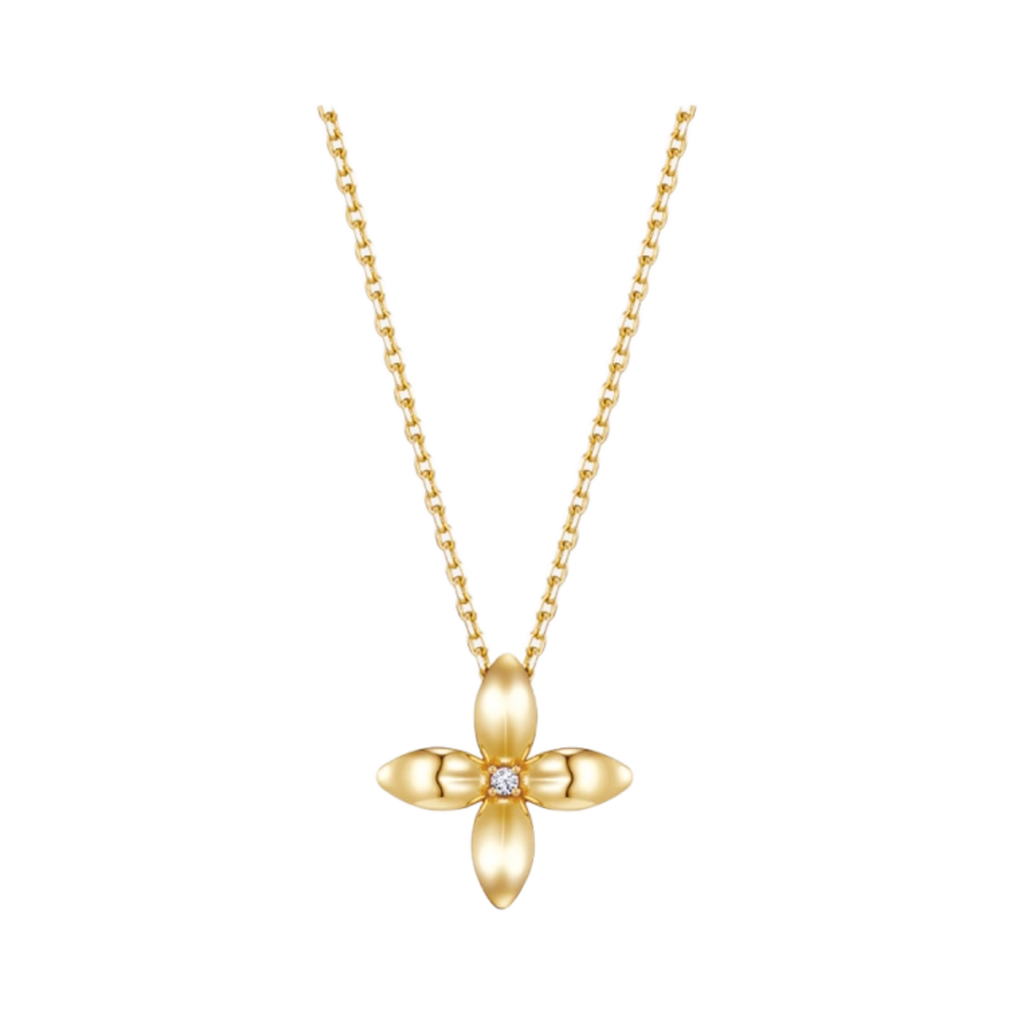 골든 듀 펄시피아 쁘띠1 펜던트 옐로우 골드 (체인 제외)(Golden Dew Persipia Petite1 Pendant Yellow Gold (Excluding chain)) - 1
