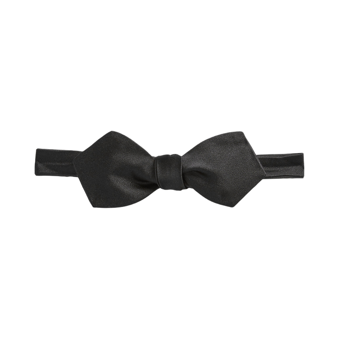MNRRNKW37T20002001 Double RL Silk Satin Bow Tie Black