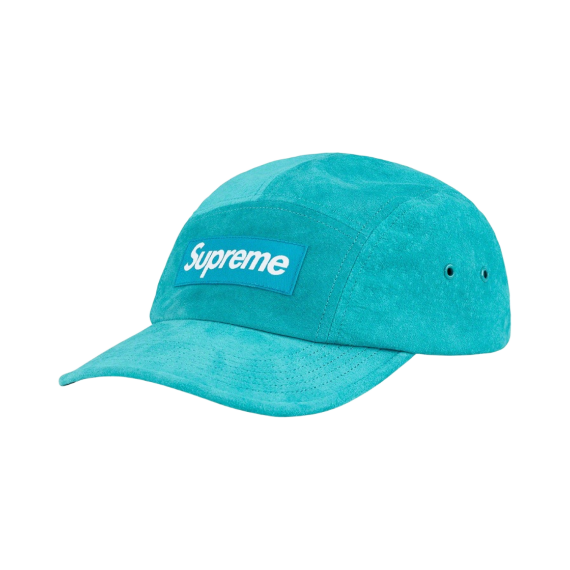 슈프림 스웨이드 캠프캡 틸 - 23SS(Supreme Suede Camp Cap Teal - 23SS) - 1