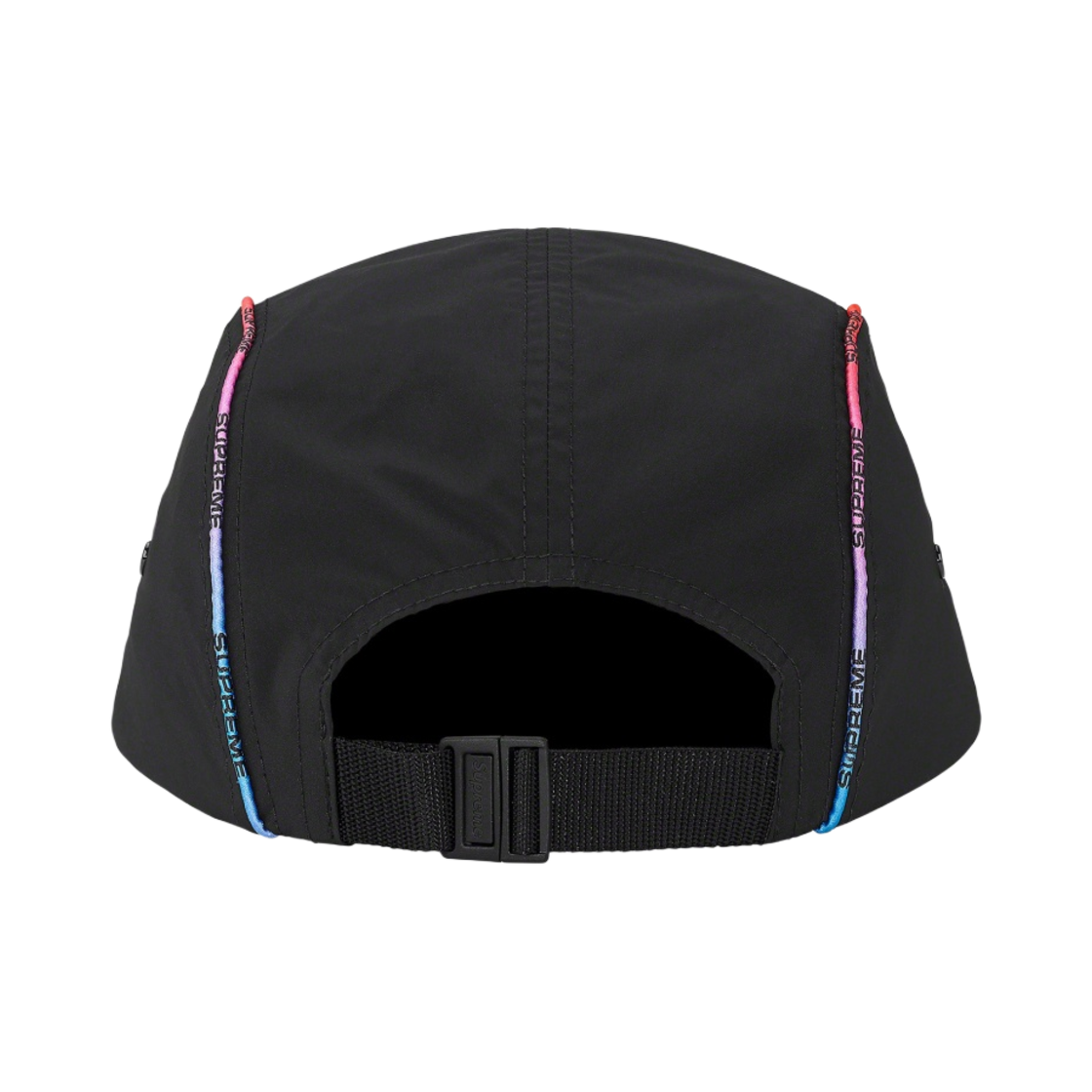 슈프림 그라디언트 파이핑 캠프캡 블랙 - 21SS(Supreme Gradient Piping Camp Cap Black - 21SS) - 3