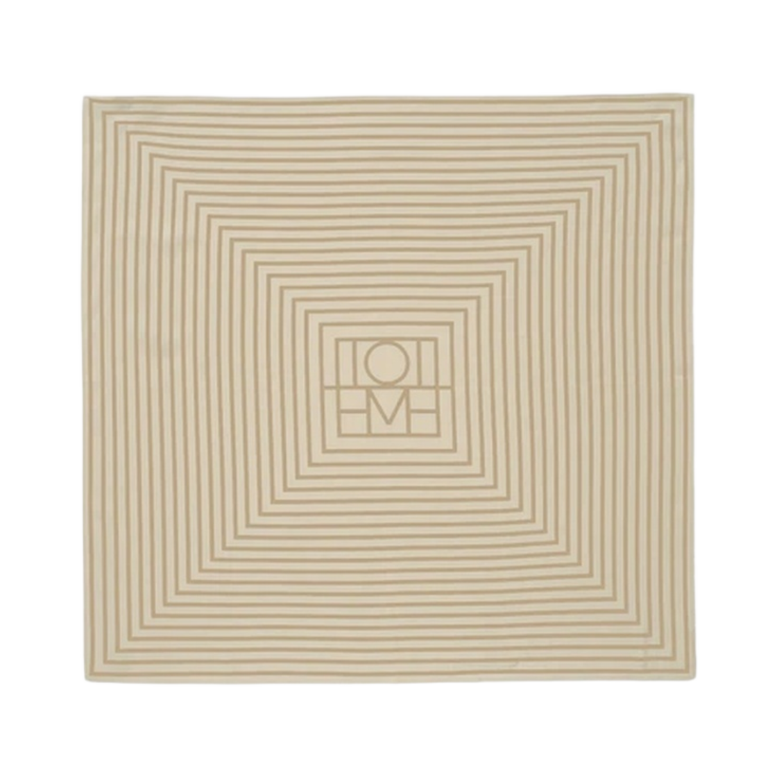 221-852-800-954 Toteme Signature Monogram Silk Scarf Peanut Butter Light Sand