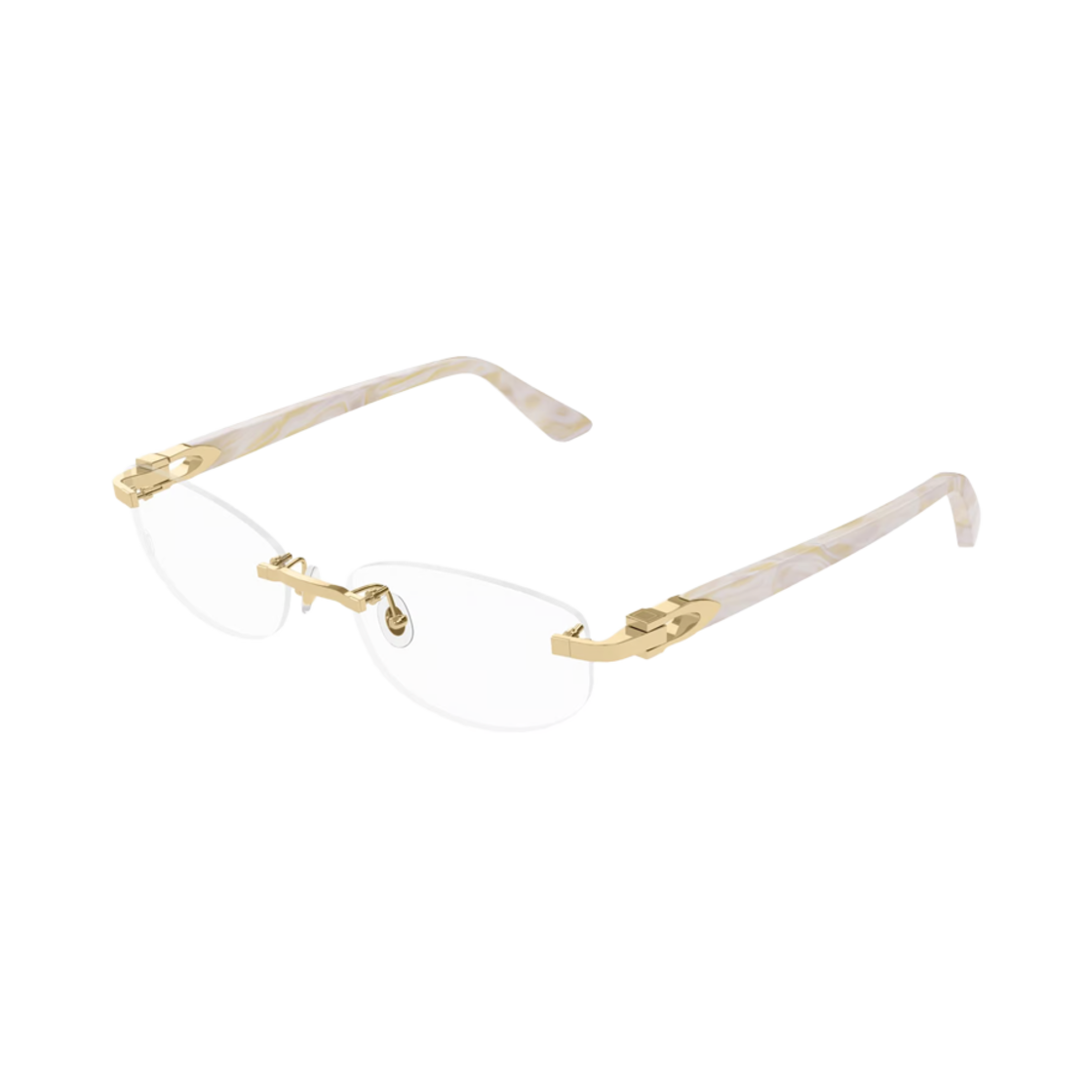 까르띠에 C 데코 림리스 CT0318O-005 골드(Cartier C Decor Rimless CT0318O-005 Gold)
