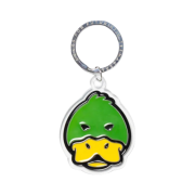 Human Made Acrylic Animal Keyring Green