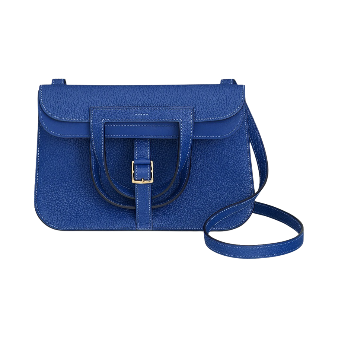 에르메스 할잔 25 백 클레망스 & 골드 하드웨어 블루 로아얄(Hermes Halzan 25 Bag Clemence & Gold Bleu Royal) - 1