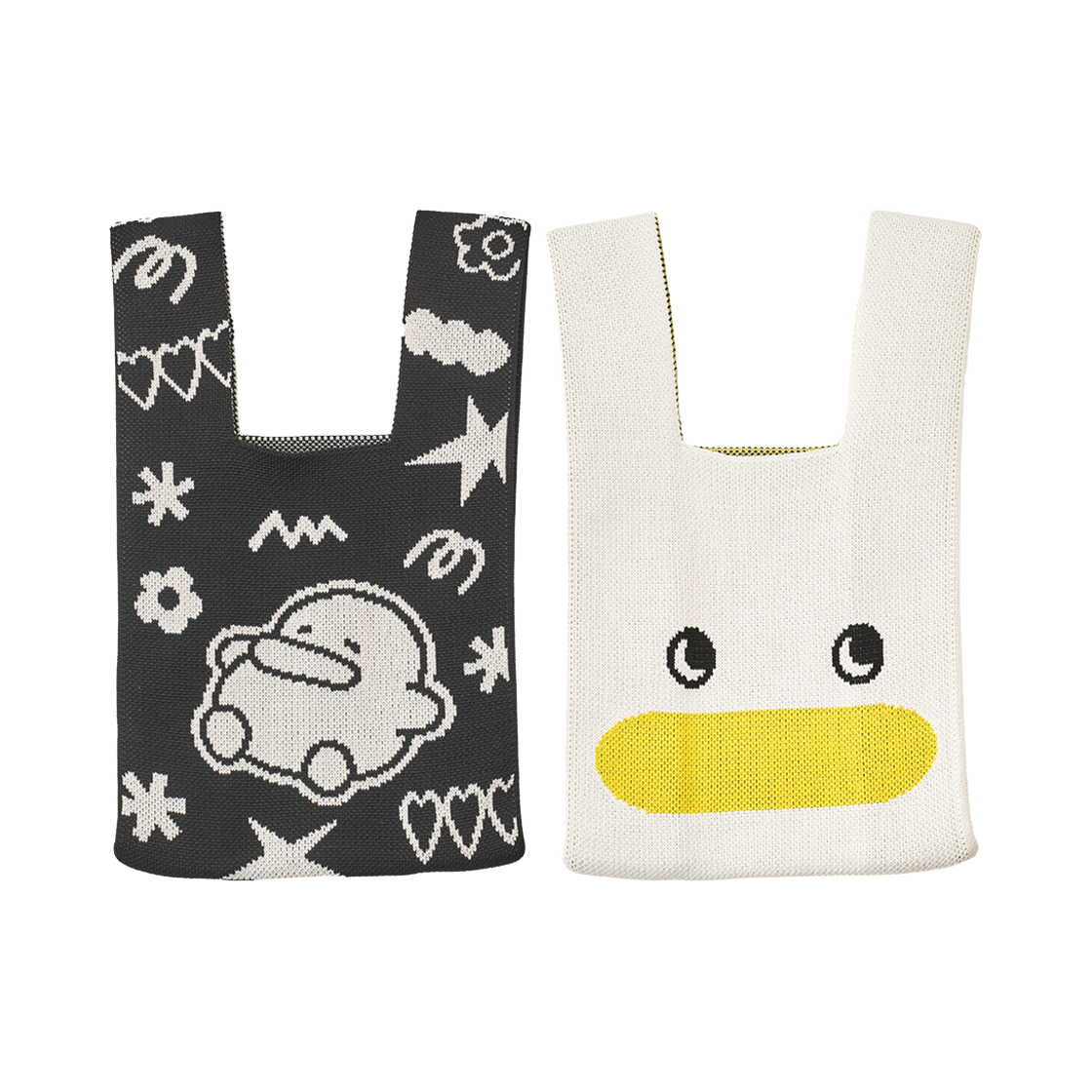 곽철이 굿즈 니트백 2종 택 1(QwakCheol Knit Bag 2 Types)