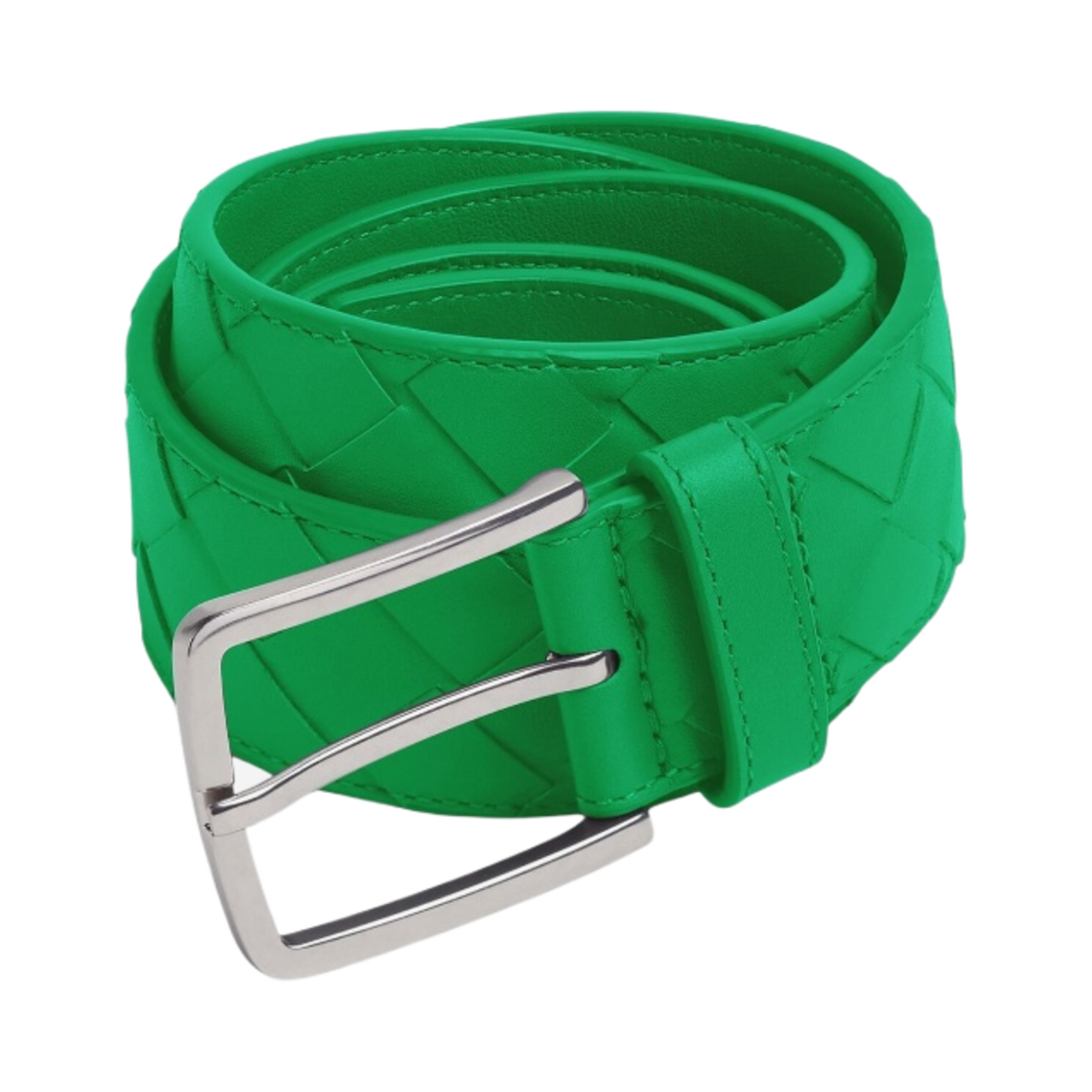 보테가 베네타 인트레치아토 벨트 패러킷(Bottega Veneta Intrecciato Belt Parakeet) - 1