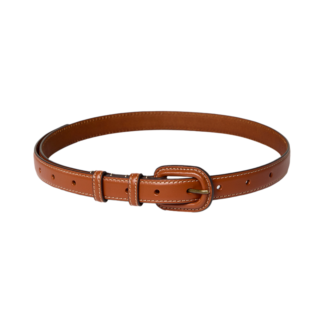 그린버터 클래식 카우 레더 벨트 카라멜(Greenbutter Classic Cow Leather Belt Camel)