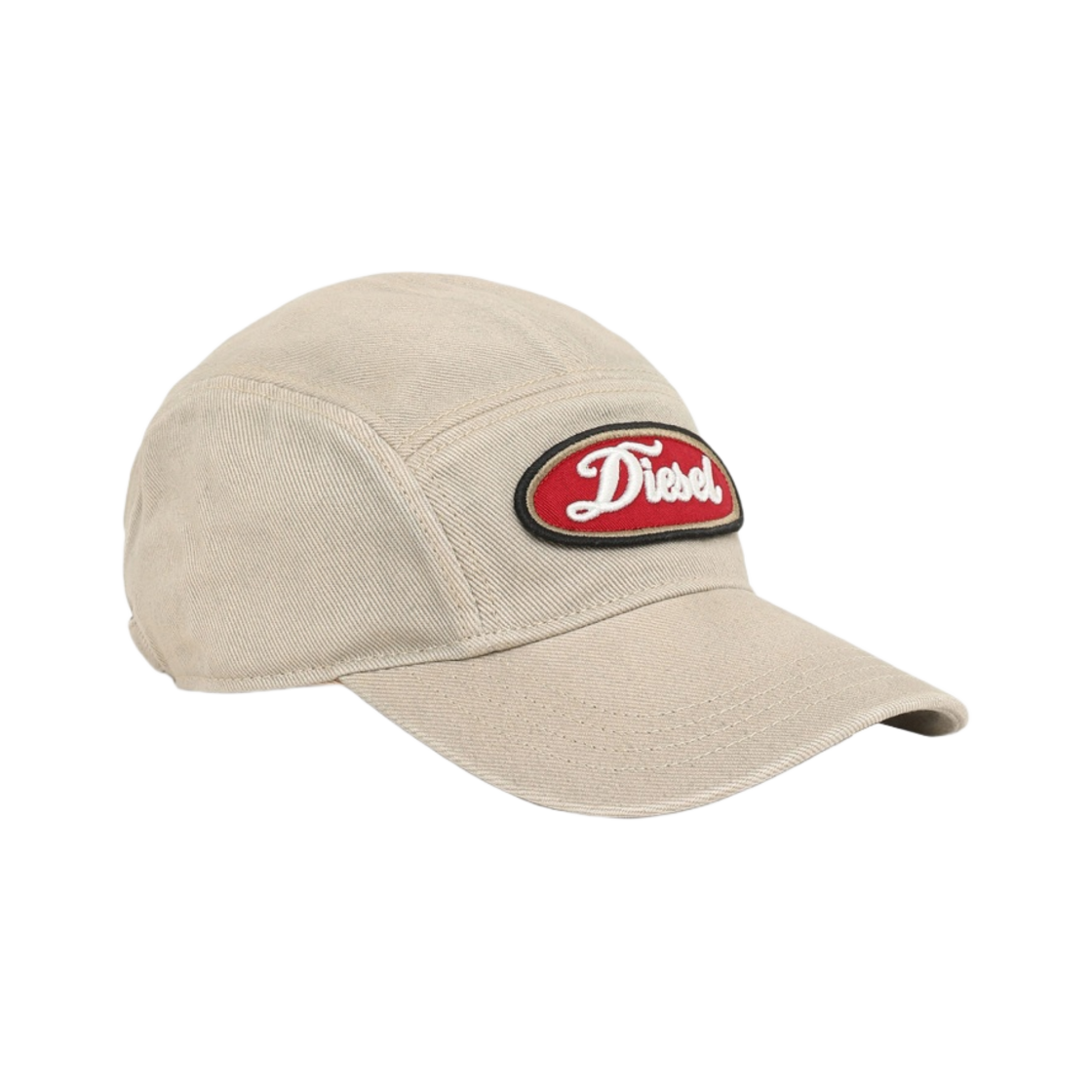 디젤 C-신드레 로고 패치 트리티드 베이스볼 캡 화이트