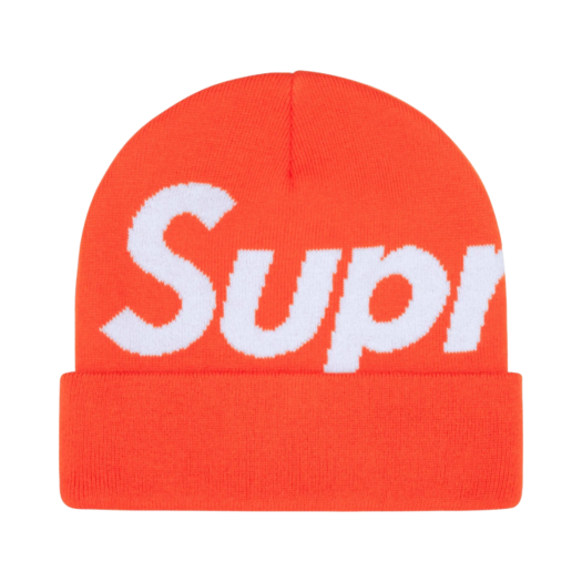 Supreme Big Logo Beanie Orange - 24FW