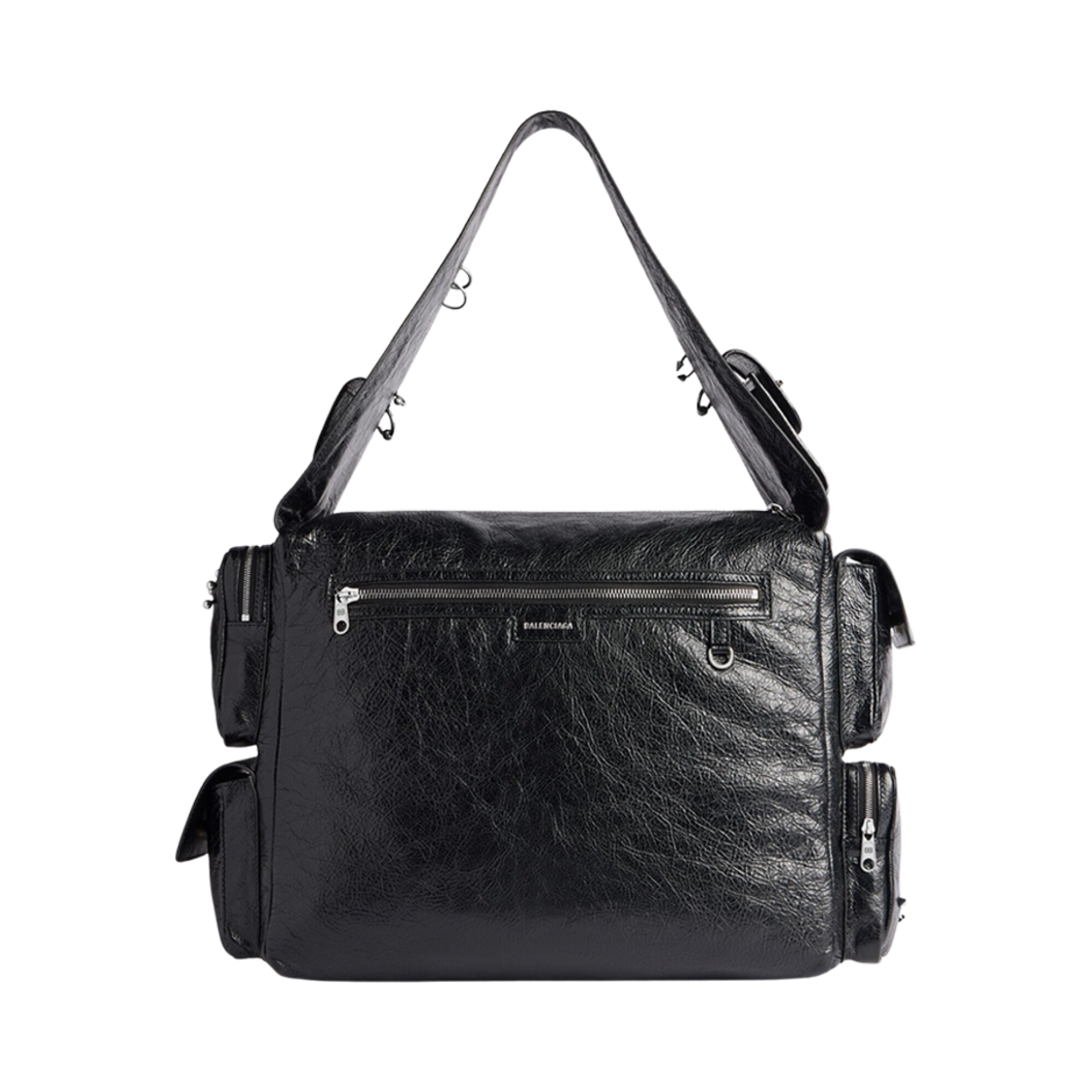 발렌시아가 슈퍼비지 라지 피어싱 슬링백 블랙(Balenciaga Superbusy Large Piercings Sling Bag Black) - 3
