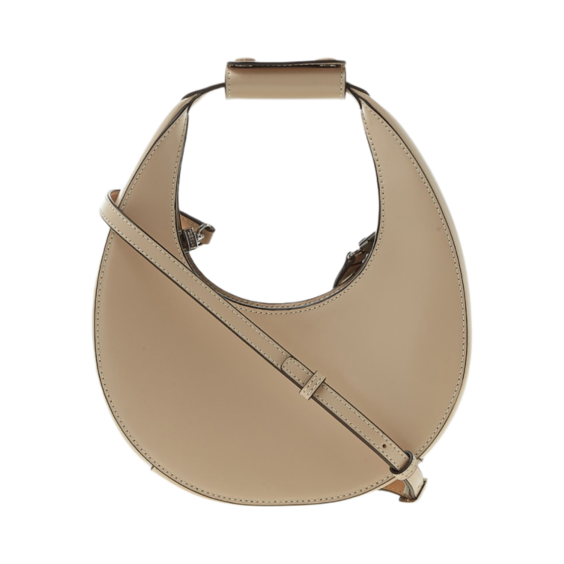 07-9244-SHEL-OS Staud Mini Moon Bag Shell