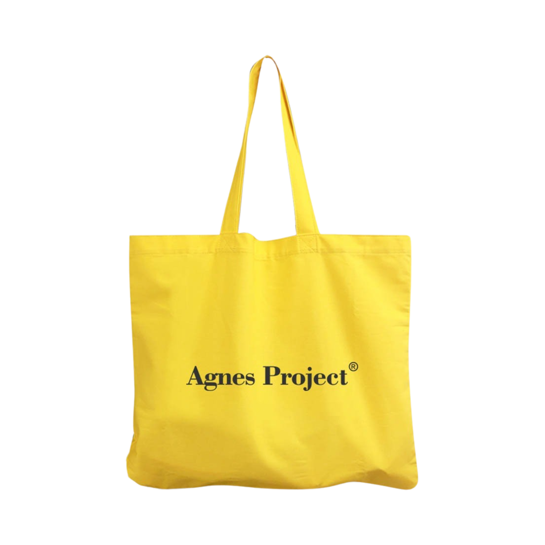 아그네스 프로젝트 라지 코튼백 옐로우(Agnes Project Large Cotton Bag Yellow)