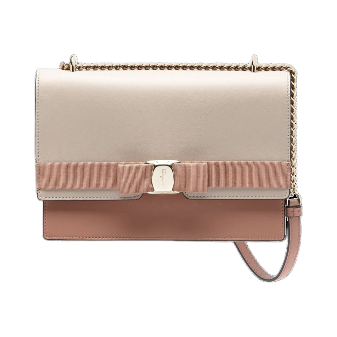 페라가모 바라 보우 크로스바디백 뉴 블러쉬(Ferragamo Vara Bow Crossbody Bag New Blush) - 1