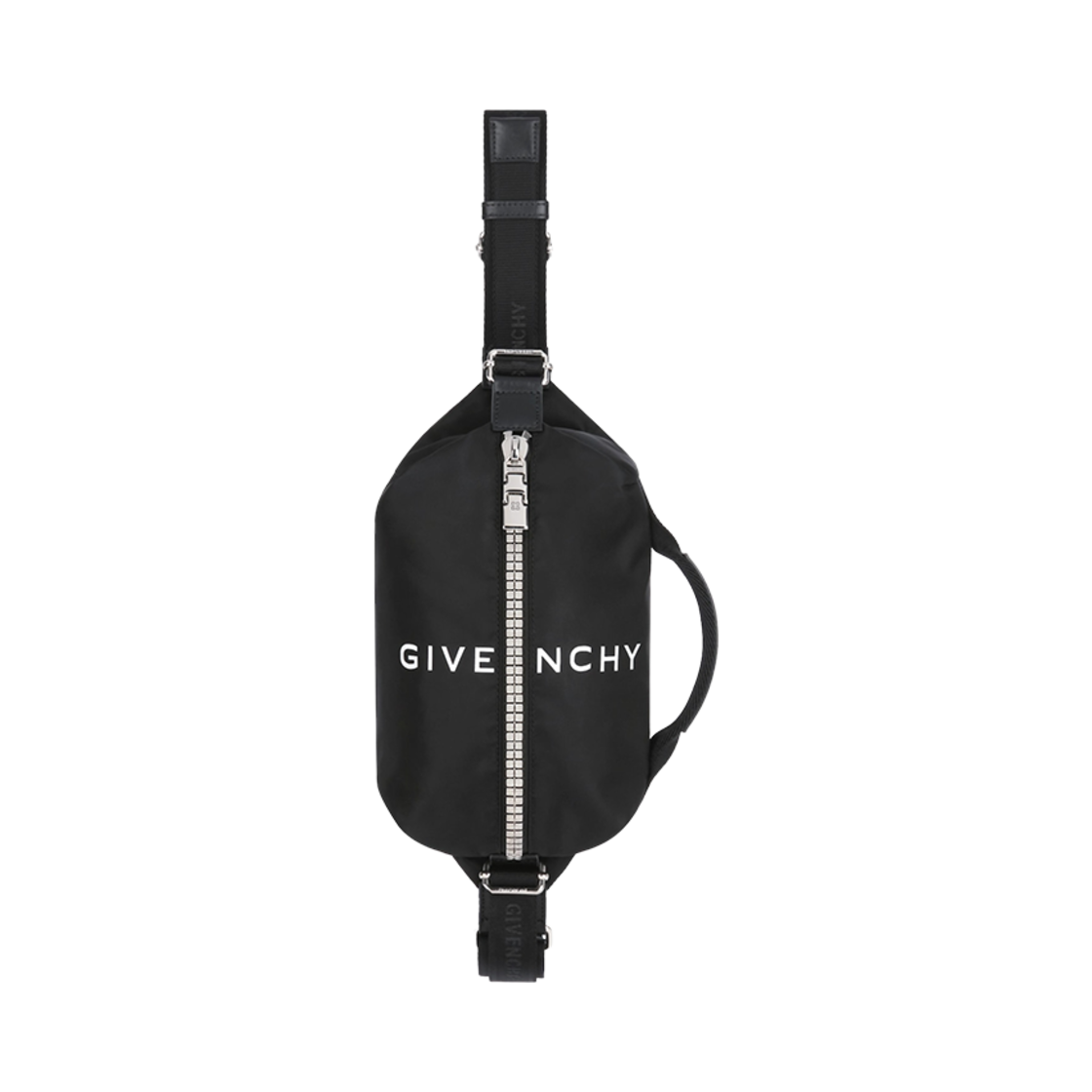 지방시 G 지퍼 나일론 벨트백 블랙(Givenchy G Zipped Nylon Belt Bag Black)