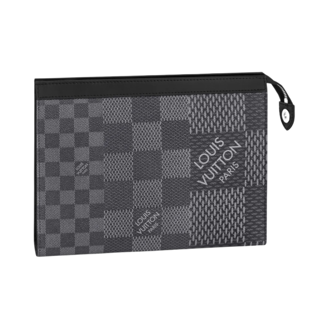 루이비통 포쉐트 보야주 다미에 그래파이트 그레이 블랙(Louis Vuitton Pochette Voyage Damier Graphite Grey Black)