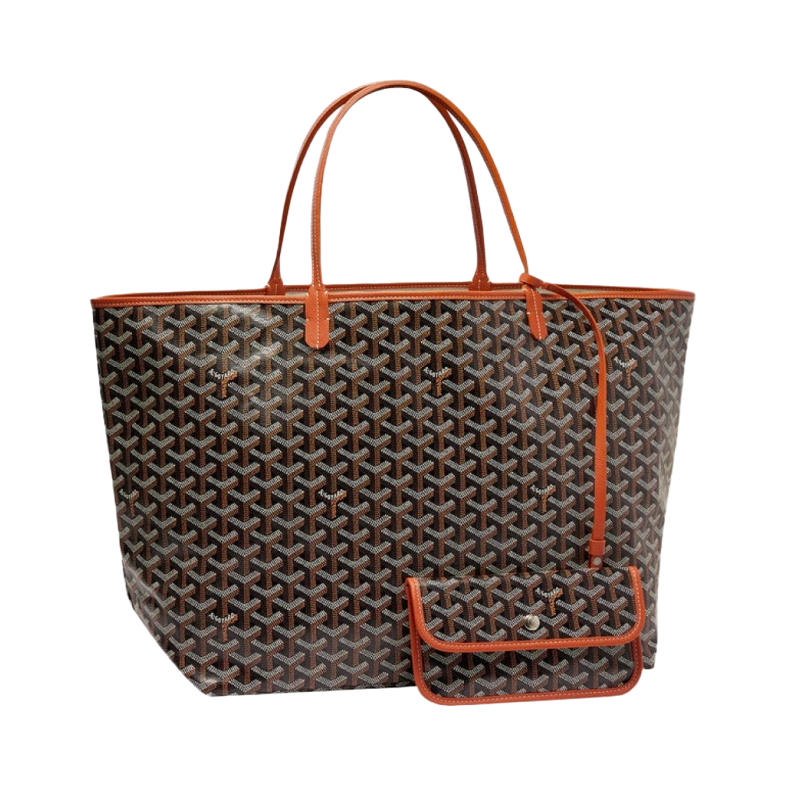AMALOUIS-GM-03 Goyard Saint Louis GM Bag Black Tan