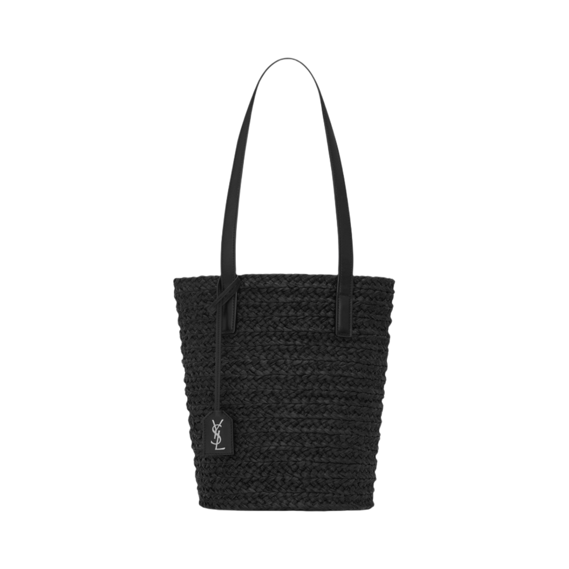 생로랑 파니에 스몰 백 라피아 블랙(Saint Laurent Panier Small Bag in Raffia Black) - 1