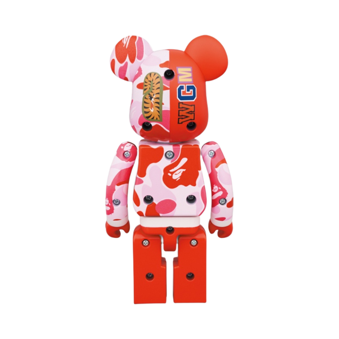 베어브릭 x 베이프 ABC 카모 샤크 초합금 핑크 200%(Bearbrick x BAPE ABC CAMO Shark Chogokin Pink 200%) - 2