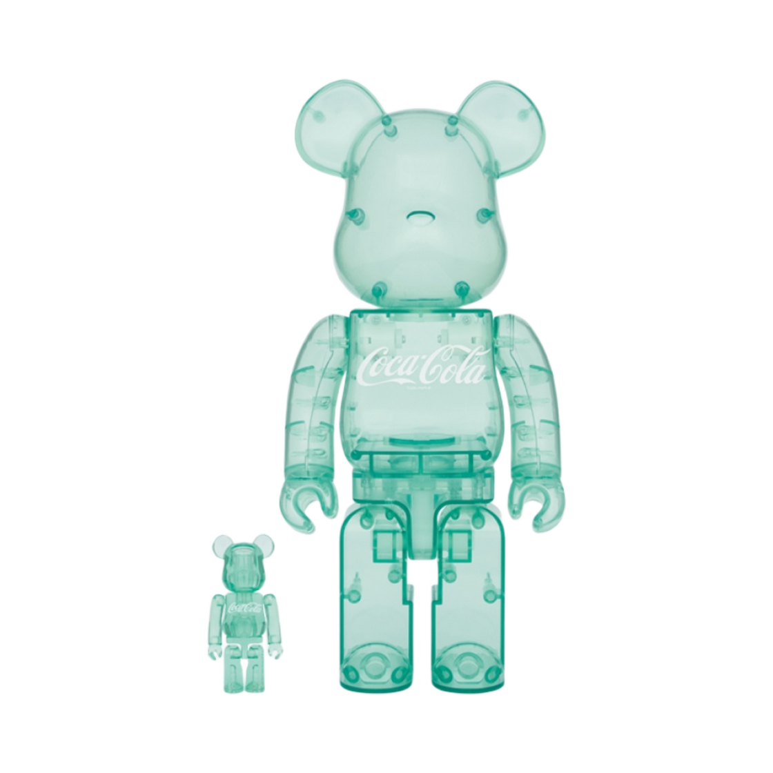 베어브릭 x 코카콜라 조지아 그린 100% & 400% 세트(Bearbrick x Coca-Cola Georgia Green 100% & 400%)
