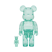 Bearbrick x Coca-Cola Georgia Green 100％ & 400%